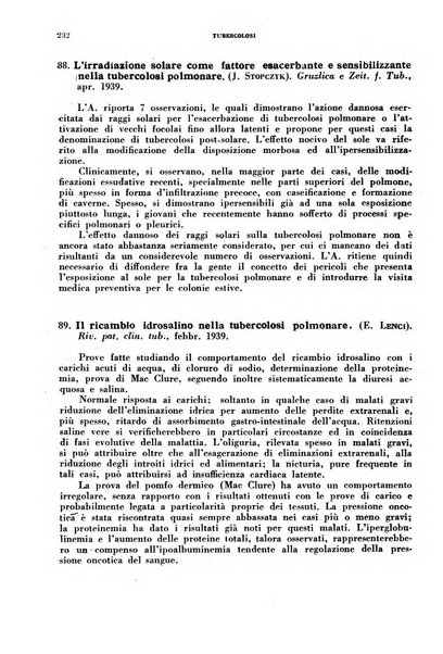 Tubercolosi giornale di studi e di lotta antitubercolare