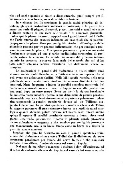 Tubercolosi giornale di studi e di lotta antitubercolare