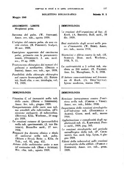 Tubercolosi giornale di studi e di lotta antitubercolare