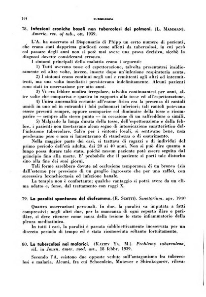 Tubercolosi giornale di studi e di lotta antitubercolare