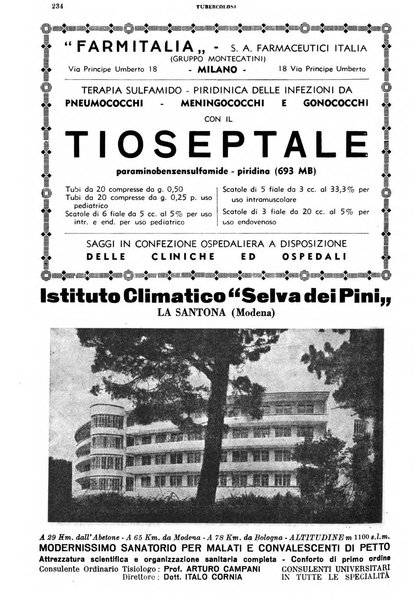 Tubercolosi giornale di studi e di lotta antitubercolare