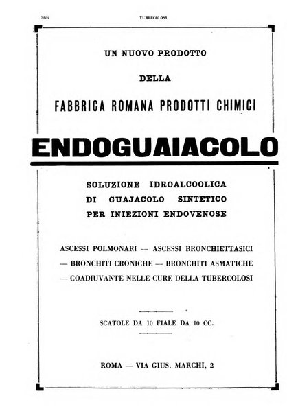 Tubercolosi giornale di studi e di lotta antitubercolare