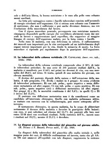 Tubercolosi giornale di studi e di lotta antitubercolare