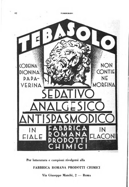 Tubercolosi giornale di studi e di lotta antitubercolare