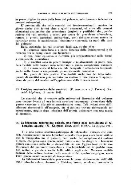 Tubercolosi giornale di studi e di lotta antitubercolare