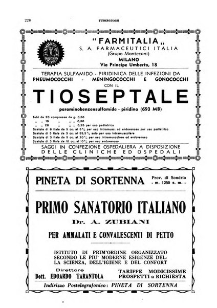 Tubercolosi giornale di studi e di lotta antitubercolare