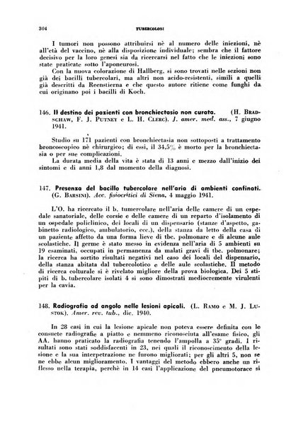 Tubercolosi giornale di studi e di lotta antitubercolare