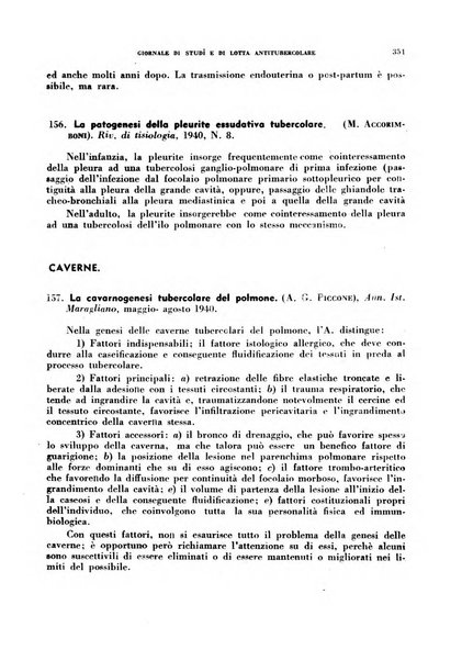 Tubercolosi giornale di studi e di lotta antitubercolare