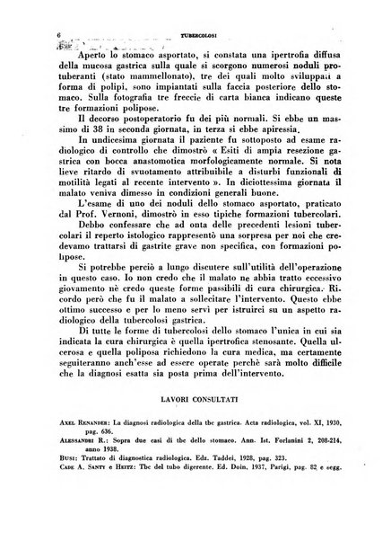 Tubercolosi giornale di studi e di lotta antitubercolare