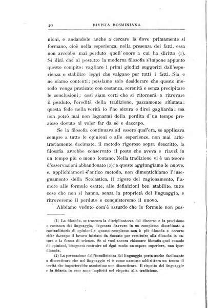 Rivista rosminiana periodico mensile