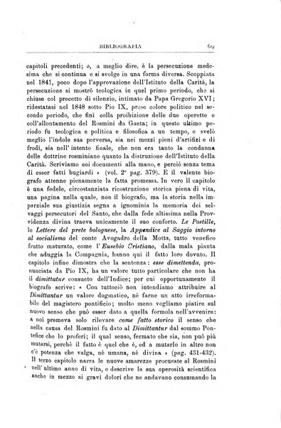 Rivista rosminiana periodico mensile