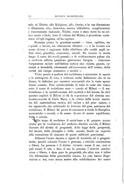 Rivista rosminiana periodico mensile