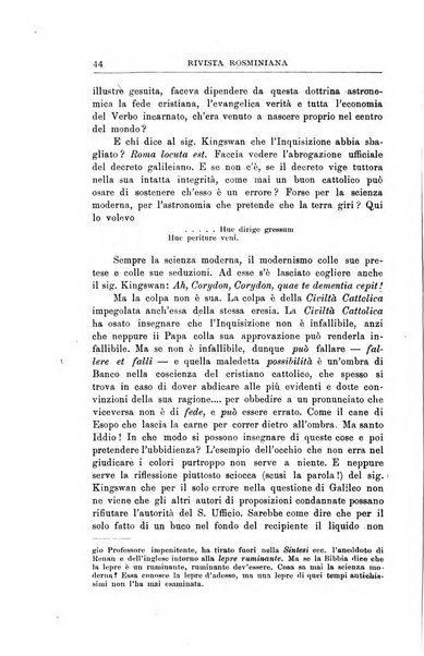 Rivista rosminiana periodico mensile