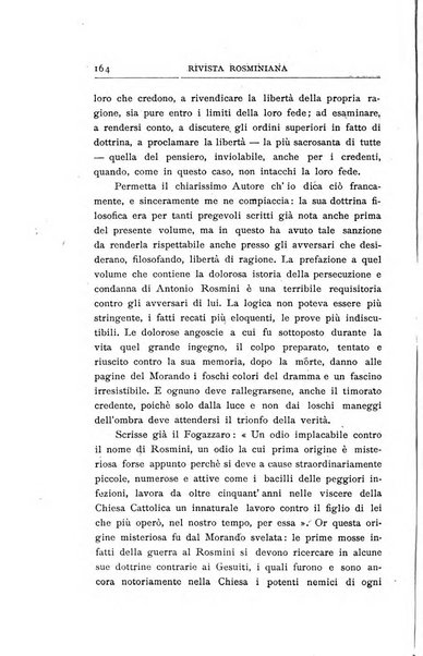 Rivista rosminiana periodico mensile