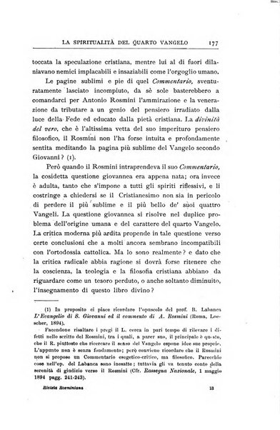 Rivista rosminiana periodico mensile