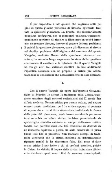 Rivista rosminiana periodico mensile