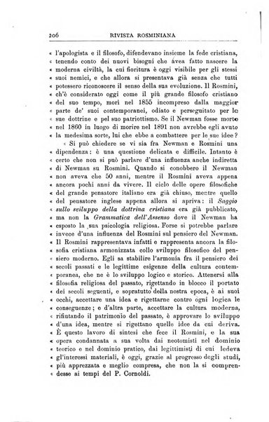 Rivista rosminiana periodico mensile