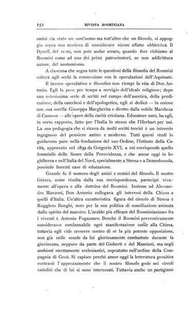 Rivista rosminiana periodico mensile