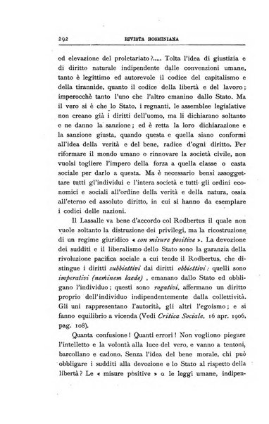 Rivista rosminiana periodico mensile