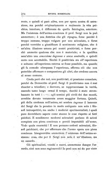 Rivista rosminiana periodico mensile