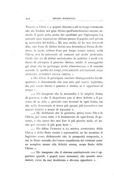 Rivista rosminiana periodico mensile