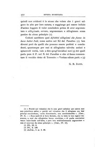 Rivista rosminiana periodico mensile