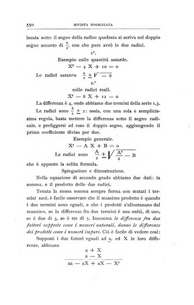 Rivista rosminiana periodico mensile