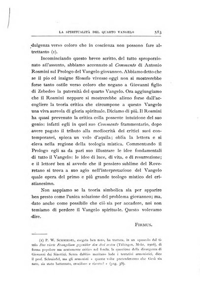 Rivista rosminiana periodico mensile