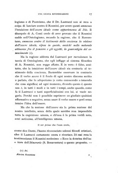 Rivista rosminiana periodico mensile