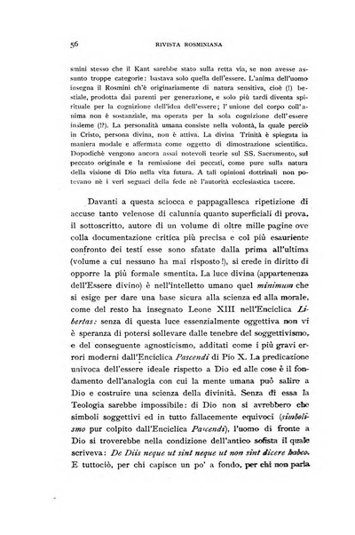 Rivista rosminiana periodico mensile