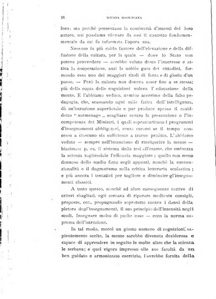 Rivista rosminiana periodico mensile