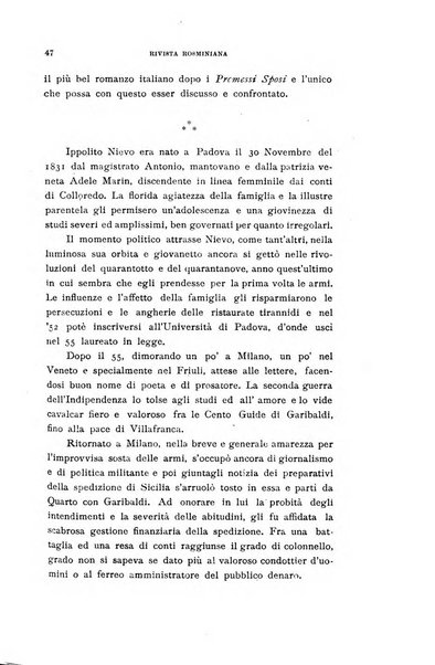 Rivista rosminiana periodico mensile