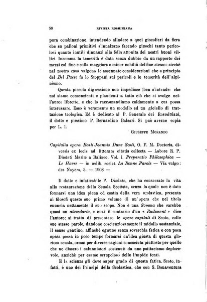 Rivista rosminiana periodico mensile