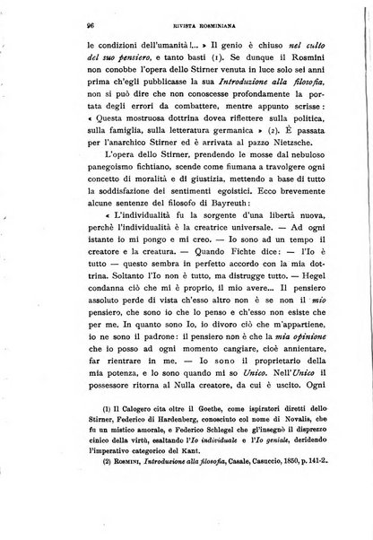 Rivista rosminiana periodico mensile