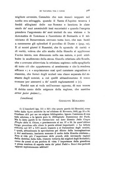 Rivista rosminiana periodico mensile