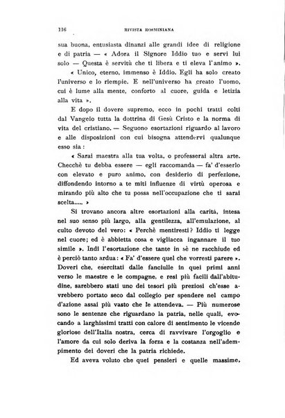 Rivista rosminiana periodico mensile