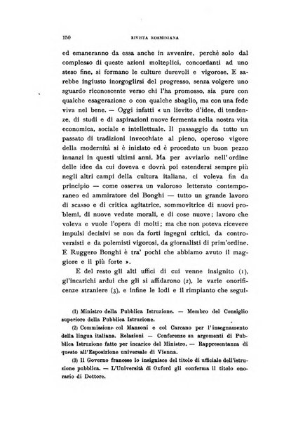 Rivista rosminiana periodico mensile