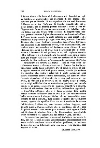 Rivista rosminiana periodico mensile