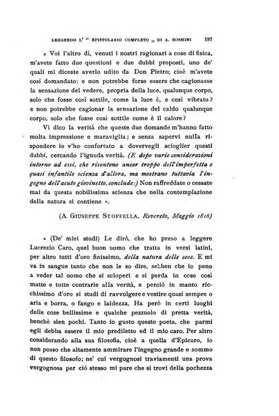 Rivista rosminiana periodico mensile