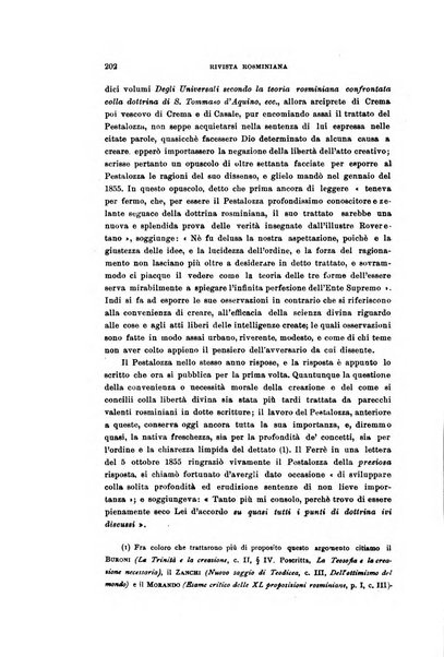 Rivista rosminiana periodico mensile