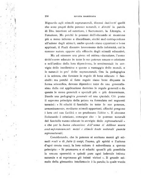 Rivista rosminiana periodico mensile