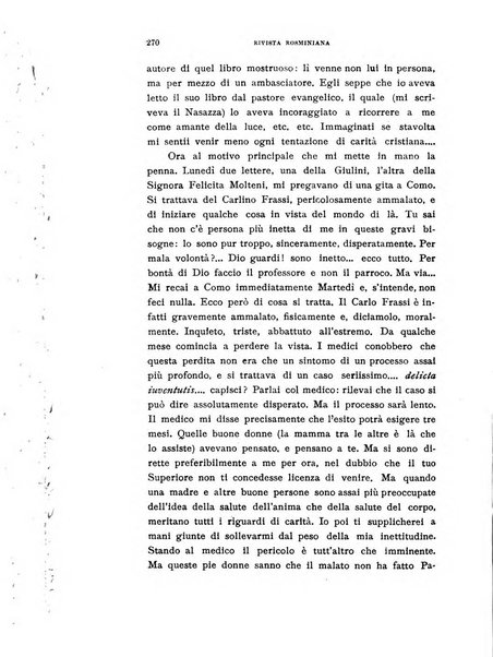 Rivista rosminiana periodico mensile