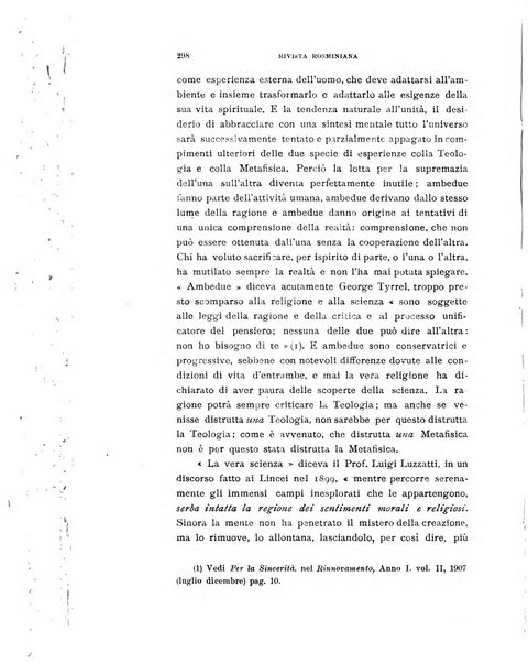 Rivista rosminiana periodico mensile