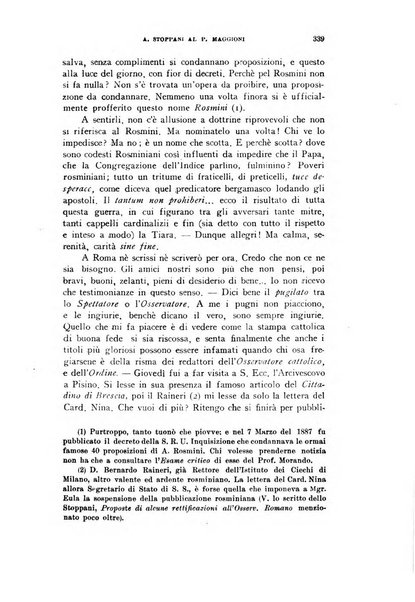 Rivista rosminiana periodico mensile