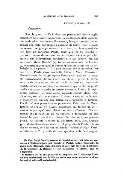 Rivista rosminiana periodico mensile