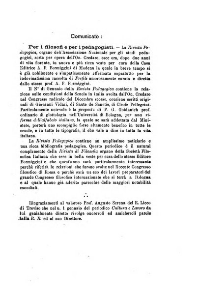 Rivista rosminiana periodico mensile