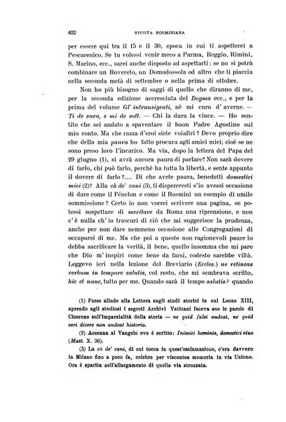 Rivista rosminiana periodico mensile