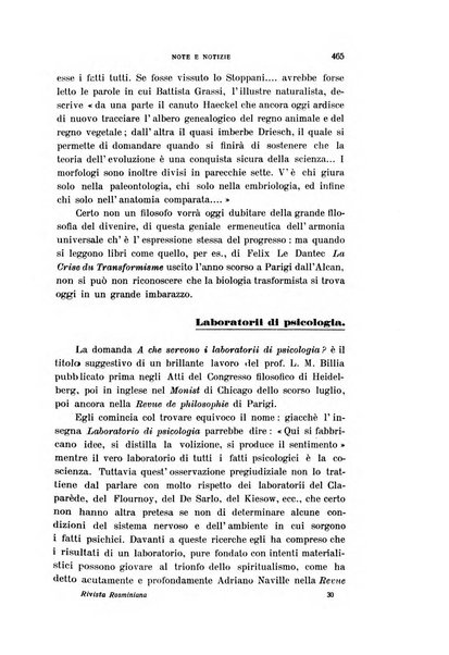 Rivista rosminiana periodico mensile