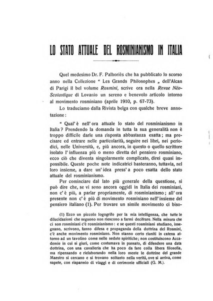 Rivista rosminiana periodico mensile