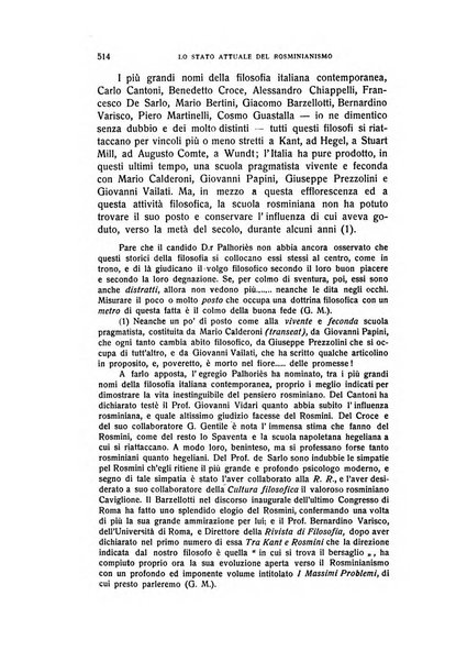 Rivista rosminiana periodico mensile